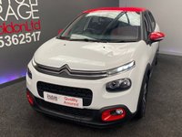 USED 2017 17 CITROEN C3 1.2 PURETECH FLAIR S/S 5d 109 BHP WHITE WITH RED ROOF