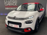 USED 2017 17 CITROEN C3 1.2 PURETECH FLAIR S/S 5d 109 BHP WHITE WITH RED ROOF