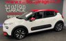 USED 2017 17 CITROEN C3 1.2 PURETECH FLAIR S/S 5d 109 BHP WHITE WITH RED ROOF