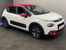 USED 2017 17 CITROEN C3 1.2 PURETECH FLAIR S/S 5d 109 BHP WHITE WITH RED ROOF
