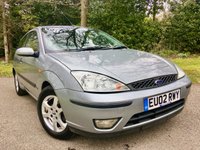 USED 2002 02 FORD FOCUS 1.6 ZETEC SILVER 3d 100 BHP LONG MOT // PART EXCHANGE TO CLEAR // ''JUST IN AS A PART EXCHANGE ,SO IS PRICED TO CLEAR''NEW TYRES RECENTLY FITTED''