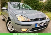 USED 2002 02 FORD FOCUS 1.6 ZETEC SILVER 3d 100 BHP LONG MOT // PART EXCHANGE TO CLEAR // ''JUST IN AS A PART EXCHANGE ,SO IS PRICED TO CLEAR''NEW TYRES RECENTLY FITTED''