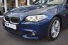 USED 2015 15 BMW 5 SERIES 3.0 530D M SPORT TOURING 5d 255 BHP MEDITERRANEAN BLUE-CINNAMON LEATHER