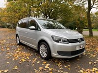 USED 2014 14 VOLKSWAGEN TOURAN 1.6 SE TDI BLUEMOTION TECHNOLOGY 5d 103 BHP 