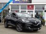 USED 2016 16 RENAULT KADJAR 1.5 SIGNATURE NAV DCI 5d 110 BHP Finished in DIAMOND BLACK with part LEATHER Trim. This Renault Kadjar is a spacious SUV that's perfect for the family. It looks stylish thanks to the swooping curves and creases that define the distinctive looks of the modern Renaults. Features include, &pound;20 Road tax, Sat Nav, B/Tooth, DAB, Part Leather, Pan Roof and much more. Arnold Clark Renault Dealer serviced at 4829 miles,16384 miles, 25015 miles, 38069 (MOT) miles and at 43471 miles.