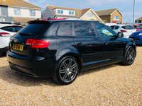 USED 2009 58 AUDI A3 2.0 SPORTBACK TDI S LINE BLACK EDITION 5d 168 BHP Very Rare S Line Black Edition with Navigation Plus