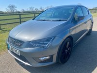 USED 2015 65 SEAT LEON 1.4 TSI FR BLACK TECHNOLOGY 5d 125 BHP **12 MONTHS NATIONAL WARRANTY**