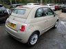 USED 2013 13 FIAT 500C 1.2 CONVERTIBLE LOUNGE 3d 69 BHP *Optional extra Rear Parking Sensors + Automatic Climate Control* Service History + Just Serviced, One Previous Owner, NEW MOT, Great fuel economy! Only &pound;30 Road Tax!