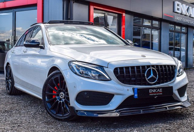 2017 67 Mercedes-Benz C Class 2.0 C 200 AMG LINE PREMIUM PLUS 4d 184 BHP
