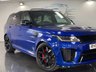 USED 2020 20 LAND ROVER RANGE ROVER SPORT 5.0 SVR 5d 575 BHP PAN ROOF, CARBON, CAMERA, NAV!