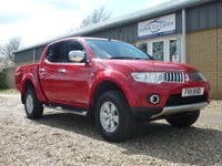 USED 2011 11 MITSUBISHI L200 2.5 DI-D 4X4 TROJAN DCB 134 BHP www.suffolkcarcentre.co.uk - Located a Reydon