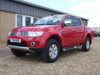 USED 2011 11 MITSUBISHI L200 2.5 DI-D 4X4 TROJAN DCB 134 BHP www.suffolkcarcentre.co.uk - Located a Reydon