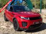 USED 2016 16 LAND ROVER RANGE ROVER EVOQUE 2.0 TD4 HSE DYNAMIC 5d 177 BHP EVOQUE TD4 HSE - FULL BLACK/RED LEATHER - GLASS PANORAMIC ROOF - 2 OWNERS - FULL SERVICE HISTORY - SATELLITE NAVIGATION - 20 INCH GLOSS BLACK UPGRADE ALLOYS - COST NEW OVER &pound;45000.00