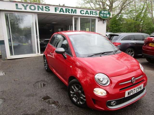 2017 17 Fiat 500 1.2 S (SPORT) 3d 69 BHP NEW SHAPE