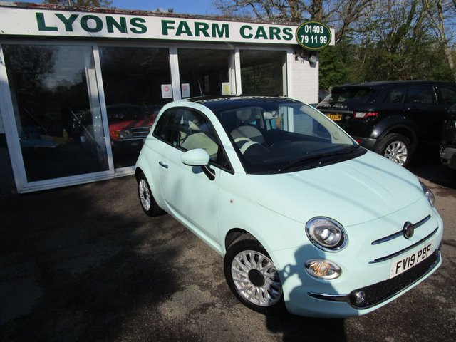 2019 19 Fiat 500 1.2 LOUNGE 3d 69 BHP NEW SHAPE