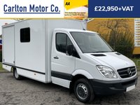 USED 2009 09 MERCEDES-BENZ SPRINTER 2.1 CDI 150 LWB 14ft BOX [ MOBILE OFFICE ] VAN DRW 100% GENUINE LOW MILEAGE 8,100