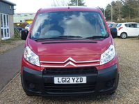 USED 2012 12 CITROEN DISPATCH 1.6 1000 L1H1 ENTERPRISE HDI 89 BHP www.suffolkcarcentre.co.uk - Located at Reydon