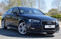 USED 2016 16 AUDI A3 1.6 TDI S LINE NAV 4d 109 BHP 34,000 MILES! FULL AUDI SERVICE HISTORY! SAT NAV! DAB!