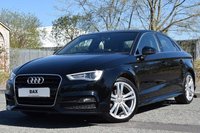 USED 2016 16 AUDI A3 1.6 TDI S LINE NAV 4d 109 BHP 34,000 MILES! FULL AUDI SERVICE HISTORY! SAT NAV! DAB!