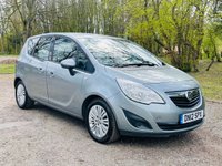 USED 2012 12 VAUXHALL MERIVA 1.4 EXCLUSIV A/C 5d 118 BHP AIR CONDITIONING & HIGH SEATING POSITION