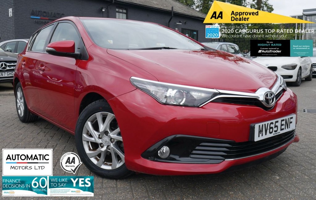 View our TOYOTA AURIS