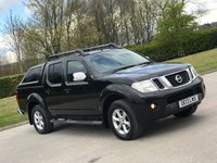 USED 2013 13 NISSAN NAVARA 2.5 DCI TEKNA 4X4 SHR DCB 188 BHP CANOPY + SAT NAV + CAMERA ** NO VAT