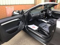USED 2013 13 AUDI A5 CABRIOLET 2.0 TDI S LINE 2d 175 BHP *FMDSH *ZERO DEPOSIT FINANCE *B&O
