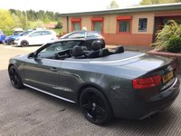 USED 2013 13 AUDI A5 CABRIOLET 2.0 TDI S LINE 2d 175 BHP *FMDSH *ZERO DEPOSIT FINANCE *B&O