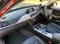 USED 2015 15 BMW 3 SERIES 2.0 320D SE 4d 182 BHP BMW 320d SE 4DR - 2.0 TURBO DIESEL - AUTOMATIC - SERVICE-HISTORY - FULL BLACK LEATHER INTERIOR - SATELLITE NAVIGATION - ONLY &pound;30 PER YEAR ROAD TAX !!!!