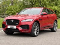 USED 2017 17 JAGUAR F-PACE 3.0 V6 S AWD 5d 296 BHP 4WD AUTO Black Pack Black/Red Leather
