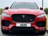 USED 2017 17 JAGUAR F-PACE 3.0 V6 S AWD 5d 296 BHP 4WD AUTO Black Pack Black/Red Leather