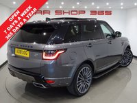 USED 2018 18 LAND ROVER RANGE ROVER SPORT 3.0 SDV6 (306 BHP) AUTOBIOGRAPHY DYNAMIC AUTO 4X4 + NAV + PAN ROOF + STEALTH PACK + E/M/HEATED LEATHERS + LEDS + SURROUND CAMERAS + CRUISE + TINTS + STEPS + E/BOOT PAN ROOF+22 S+LEDS+R/CAM+2 TONE LEATHERS+NAV+CRUISE