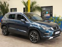 USED 2018 18 SEAT ATECA 1.4 ECOTSI XCELLENCE DSG 5d 148 BHP SAT NAV LEATHER HEATED SEATS