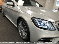 USED 2018 18 MERCEDES-BENZ S-CLASS 2.9 S 350 D L AMG LINE EXECUTIVE PREMIUM PLUS 4d 282 BHP FREE UK DELIVERY*VIDEO AVAILABLE* FINANCE ARRANGED* PART EX*HPI CLEAR