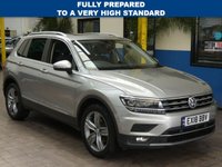 USED 2018 18 VOLKSWAGEN TIGUAN 2.0 SEL TDI BMT 4MOTION DSG 5d 188 BHP SAT NAV SUNROOF HEATED SEATS
