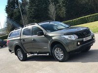 USED 2015 65 MITSUBISHI L200 2.4 DI-D 4X4 WARRIOR DCB 178 BHP ** NO VAT * CANOPY + SAT NAV