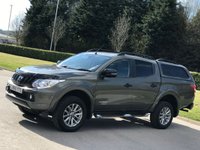 USED 2015 65 MITSUBISHI L200 2.4 DI-D 4X4 WARRIOR DCB 178 BHP ** NO VAT * CANOPY + SAT NAV