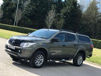 USED 2015 65 MITSUBISHI L200 2.4 DI-D 4X4 WARRIOR DCB 178 BHP ** NO VAT * CANOPY + SAT NAV