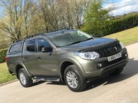 USED 2015 65 MITSUBISHI L200 2.4 DI-D 4X4 WARRIOR DCB 178 BHP ** NO VAT * CANOPY + SAT NAV