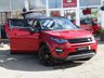 USED 2017 17 LAND ROVER DISCOVERY SPORT 2.0 TD4 HSE BLACK 5d 180 BHP Finished in FIRENZE RED MET with contrasting BLACK LEATHER SEATS. This Discovery Sport is practical, incredible off road and a comfy SUV that has 7 Seats that will swallow your family and luggage. FEATURES include Black Pack, Panoramic Glass Roof, Electric Rear Boot, Leather Seats, Sat Nav, 20" ALLOYS, Suround View Cameras, Park sensors, Detachable Tow Bar, Meridian Speakers and much more. Dealer serviced at 21102 miles, 42172 miles, 63063 miles and at 83101 miles.