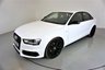 USED 2015 65 AUDI A4 2.0 TDI BLACK EDITION NAV 4d-2 OWNER CAR-BLACK LEATHER WITH JET GREY STITCHING-BANG AND OLUFSEN SOUND-XENON HEADLIGHTS-HEATED SEATS-19