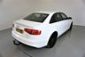 USED 2015 65 AUDI A4 2.0 TDI BLACK EDITION NAV 4d-2 OWNER CAR-BLACK LEATHER WITH JET GREY STITCHING-BANG AND OLUFSEN SOUND-XENON HEADLIGHTS-HEATED SEATS-19