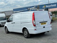USED 2013 63 MERCEDES-BENZ VITO 2.1 113 CDI LONG LWB BLUEEFFICIENCY 136 BHP LWB, 1 PREVIOUS OWNSER, SORTIMO RACKING, CRUISE,