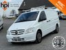 USED 2013 63 MERCEDES-BENZ VITO 2.1 113 CDI LONG LWB BLUEEFFICIENCY 136 BHP LWB, 1 PREVIOUS OWNSER, SORTIMO RACKING, CRUISE,
