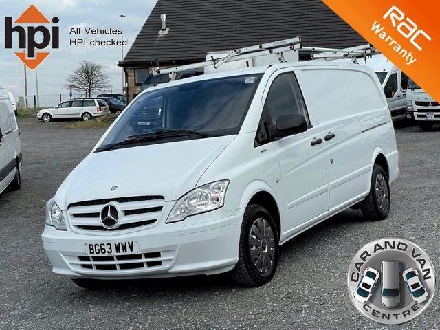 2013 63 Mercedes-Benz Vito 2.1 113 CDI LONG LWB BLUEEFFICIENCY 136 BHP