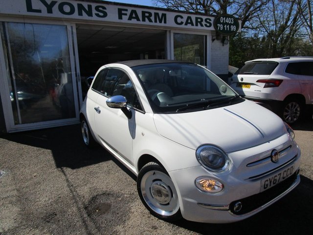 2017 67 Fiat 500c 1.2 ANNIVERSARIO CONVERTIBLE DUALOGIC 2d 69 BHP AUTOMATIC *EXTREMELY RARE CAR*