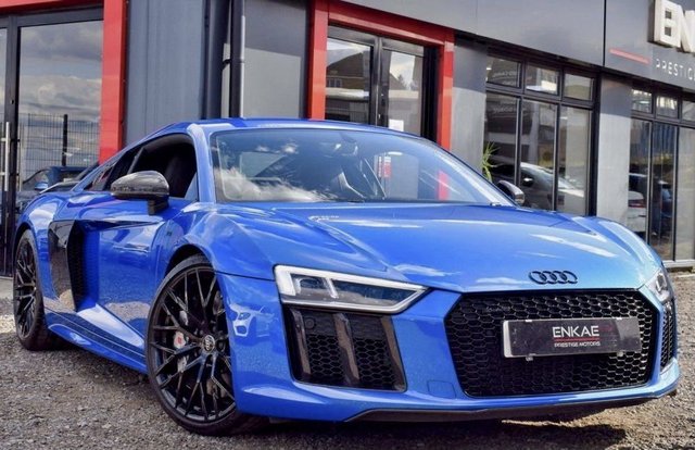 2018 67 Audi R8 5.2 V10 PLUS QUATTRO 2d 602 BHP AKRAPOVIC EXHAUST VORSTEINER CARBON