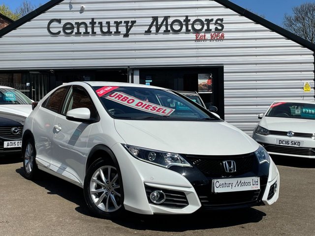 2015 65 Honda Civic 1.6 I-DTEC SE Plus NAVI 5dr - PEARLESCENT  WHITE