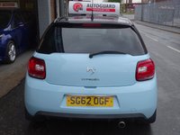 USED 2012 62 CITROEN DS3 1.6 E-HDI DSTYLE 3d 90 BHP * SATNAV *