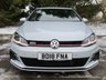 USED 2018 18 VOLKSWAGEN GOLF 2.0 GTI TSI DSG 5d 227 BHP SILVER WHITE PAINT RARE